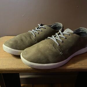 Merrell Tan Leather Sneakers with White Sole